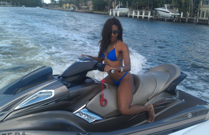 Marsha on Jet Ski